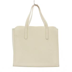 FURLA ハンドバッグ レザー ワンカラー ロゴチャーム 白 ホワイト /BB