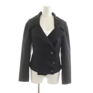 テーラードジャケット 2 ブラック オーブボタン