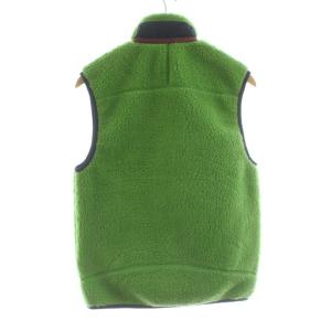Patagonia レトロX ボアフリースベスト スタンドカラー ジップアップ S 黄緑 23047 /KU