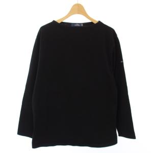 Tシャツ カットソー バスクシャツ 長袖 M 黒 72011 w63 /TK