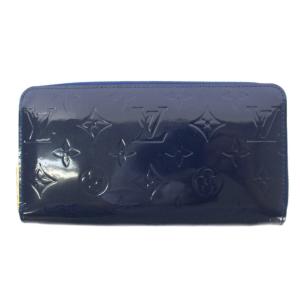ジッピーウォレット ヴェルニ モノグラム ネイビー