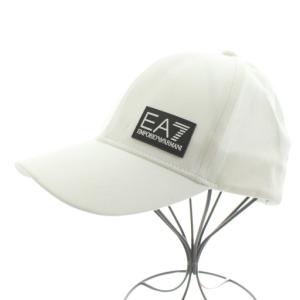 EA7 キャップ 野球帽 帽子 ロゴ 白 ホワイト /KU