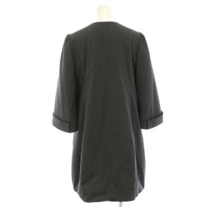 FOXEY NEW YORK タキシードコクーン クッションコート 38 グレー
