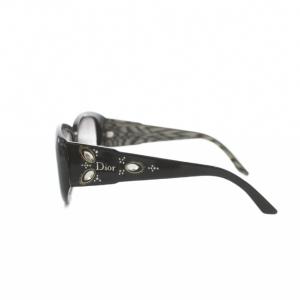 Christian Dior サングラス ラインストーン 5715 130 黒 ブラック LH9LF /AN42
