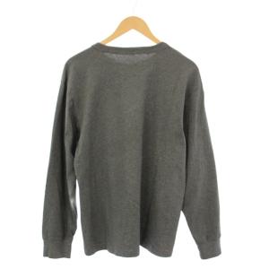 alexanderwang Logo Embossed Crewneck T-Shirt Tシャツ カットソー ロンT ロゴ M グレー