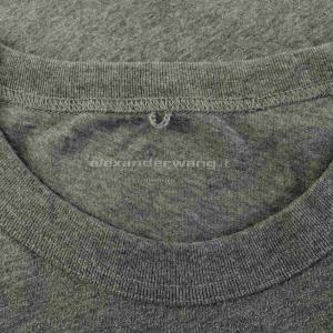 alexanderwang Logo Embossed Crewneck T-Shirt Tシャツ カットソー ロンT ロゴ M グレー