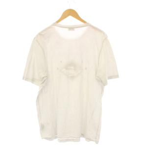 SAINT LAURENT PARIS 19SS Jardin Majorelle Tシャツ カットソー 半袖 プリント L 白 603303