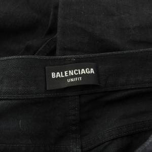 BALENCIAGA UNIFIT Over Fit Denim Jeans ボタンフライ ダメージ加工