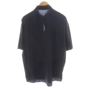 PRADA SPORT ポロシャツ L 紺 ネイビー 半袖 ポロカラー 無地 /AN69