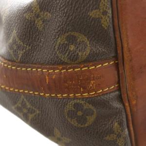 LOUIS VUITTON プチノエ モノグラム 巾着 ショルダーバッグ ブラウン M42226