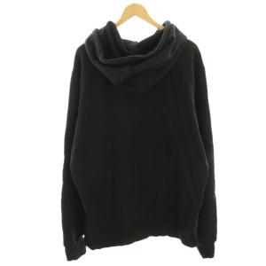 DIESEL × FR2 パーカー トレーナー プルオーバー XL 黒 ブラック 長袖 ロゴプリント 8-FR-SW07