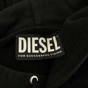 DIESEL × FR2 パーカー トレーナー プルオーバー XL 黒 ブラック 長袖 ロゴプリント 8-FR-SW07