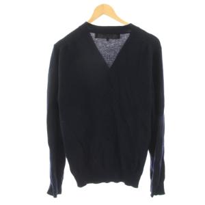PLAY Comme des Garçons AD2006 ニットカーディガン ハートロゴ 長袖 ウール S 紺 ネイビー AZ-N008 /HN