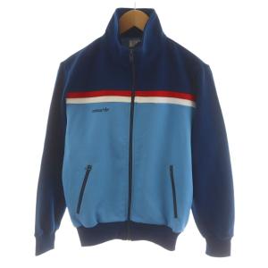 ヴィンテージ 西ドイツ製 70S トラックジャケット S 水色 ライトブルー 紺 ネイビー /AN34