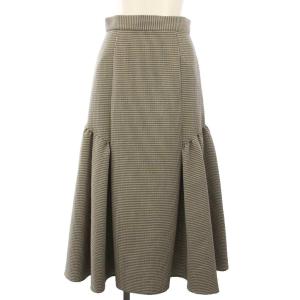Angie houndstooth スカート 千鳥格子柄 36 グレー S-SK-283