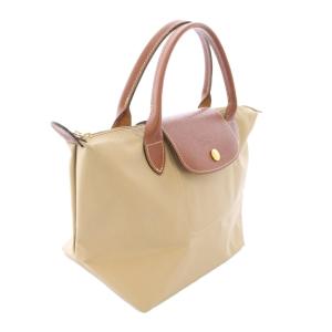 Longchamp ル プリアージュ ハンドバッグ トートバッグ ナイロン ベージュ /TK