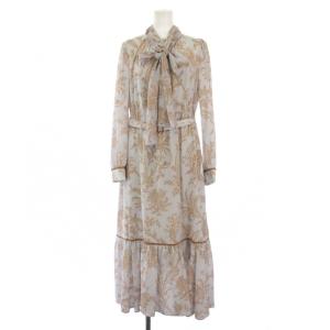 25SS サラサプリントリボン付ワンピース 36 0125131100 