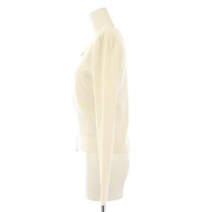 René BASIC ニットカーディガン 長袖 ジップアップ 34 白 8012310 /KH