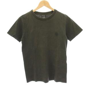 06AW NOIR期 クローバー Tシャツ カットソー 0 カーキ 半袖 クルーネック ロゴ /HN