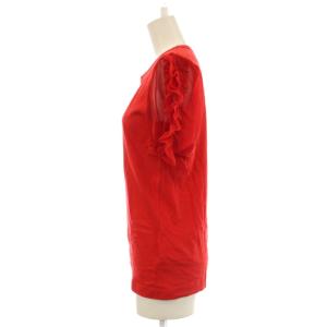 COMME des GARCONS AD2012 カットソー 半袖 シアー切替 S 赤 GK-T057 /KH