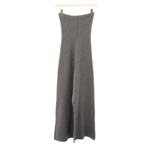STELLA McCARTNEY タグ付き ニットパンツ ワイド ウール ハイウエスト 36 グレー /HN