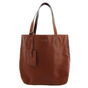 トートバッグ ハンドバッグ ショルダーバッグ レザー 茶 ブラウン /AN45 D
