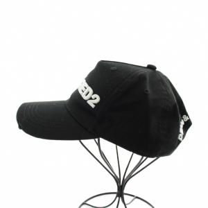 DSQUARED2 キャップ 帽子 ロゴ 黒 ブラック /AN56