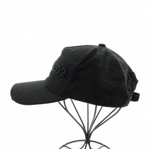 DSQUARED2 キャップ 帽子 ロゴ 黒 ブラック /AN55