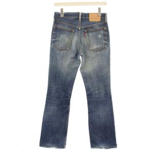 Levi's デニムパンツ USED加工 W29 L33 ブルー ダメージ加工 USED加工
