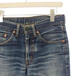 Levi's デニムパンツ USED加工 W29 L33 ブルー ダメージ加工 USED加工