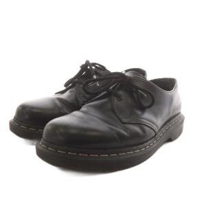 モカシン シューズ UK7 レザー 黒 ブラック 1461 /AN52