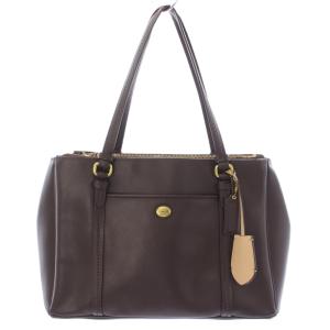 トートバッグ ショルダーバッグ レザー 茶 ブラウン F25669 /TK