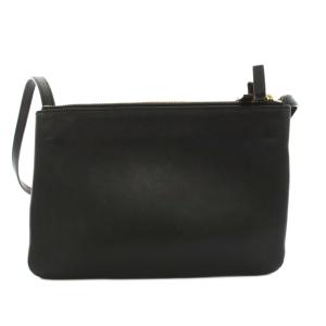 CELINE トリオ スモール ショルダーバッグ ブラック