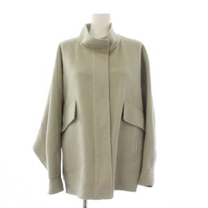 22AW リュクスビーバー スタンドカラーブルゾン ウール 38 グレー