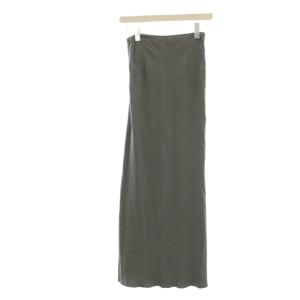 TODAYFUL 25SS Backsatin Pencil Skirt スカート 36 ロング グレー 12510801
