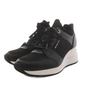 スニーカー シューズ インヒール 8.5 黒 ブラック /AN31