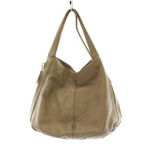 ショルダーバッグ ハンドバッグ レザー ベージュ /AN39
