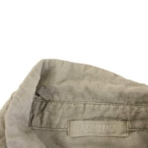 nest Robe CONFECT シャツ リネン 七分袖 3 グレー 02232-0048 /YM