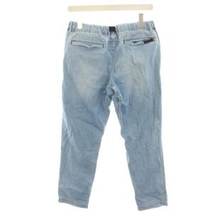 GRAMiCCi IDG別注 デニムパンツ クライミングパンツ ジーンズ USED加工 XS 水色 ライトブルー CP15A0030060100