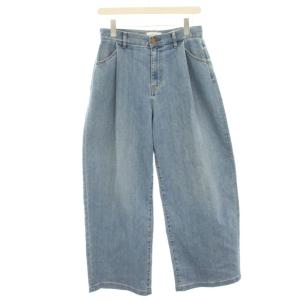 25SS DENIM サマータックワイドパンツ デニムパンツ バギーパンツ ジーンズ ウォッシュ加工 36