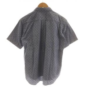 Comme des Garçons Homme Deux カジュアルシャツ M 青 ブルー ドット柄 半袖 /RR13