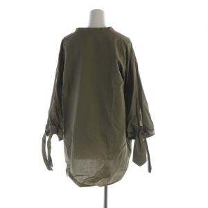 Spick&Span シャツ ブラウス プルオーバー スキッパー 長袖 カーキ 19-051-200-7000-3-0 /RO