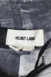 Helmut Lang 総柄 ハーフパンツ バミューダ ドロスト S グレー マルチカラー