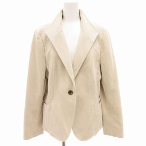 ジャケット 総裏地 大きいサイズ 48 ベージュ /GV