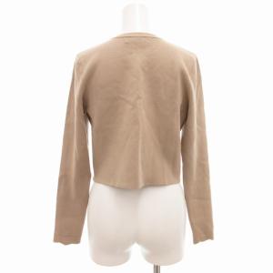 CELFORD カーディガン ニット 長袖 ショート丈 シルク混 38 ベージュ /GV