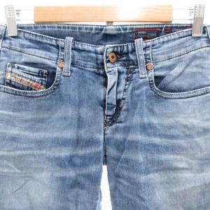 DIESEL GRUPEE-NE ジョグジーンズ デニムパンツ スキニー ジップフライ ストレッチ 23 インディゴブルー