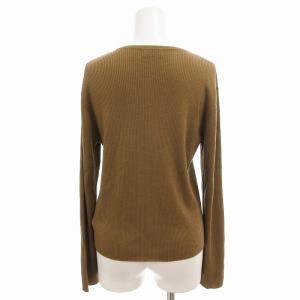 JOURNAL STANDARD L'ESSAGE 美品 カーディガン ニット リブ ウール 茶 ブラウン /FF