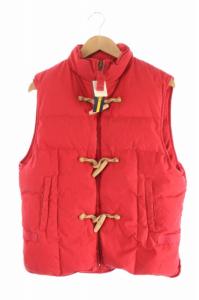 ベスト ダウン 中綿 M 赤