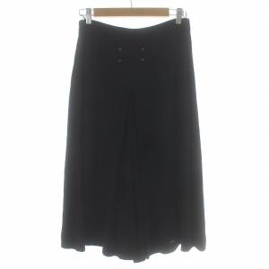 Maison Margiela 21SS サテン キュロットパンツ ひざ丈 38 M 黒 ブラック S51MA0448 /KL GY09