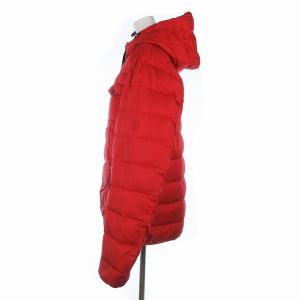 COACH Lightweight Down Jacket ダウンジャケット ナイロン ロゴ 長袖 L 赤 レッド F78477 GY09